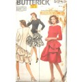 BUTTERICK 5945 STUNNING CLOSE FITTING DRESS SIZE 6-8-10 COMPLETE