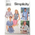 SIMPLICITY 9014 SET OF SHIRTS SIZE 12-14-16 COMPLETE
