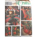 SIMPLICITY CRAFTS 9748 CHRISTMAS -ONE SIZE COMPLETE-UNCUT-F/FOLDED