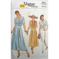 VOGUE 9910  LOOSE FITTING DRESS  SIZE 8-10-12 COMPLETE