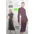 VERY EASY VOGUE 9921 PULLOVER DRESS  SIZE 14-16-18 COMPLETE