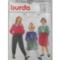 BURDA 4760 KIDDIES JACKET-PANTS-SHORTS SIZE 4-8-10 YEARS  COMPLETE