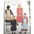 McCALLS 4230 GIRLS PIONEER COSTUMES SIZE L 12-14 YEARS -COMPLETE-UNCUT-F/FOLDED
