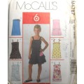 McCALLS M4767 GIRLS DRESSES IN TWO LENGTHS SIZE CH 7-8-10 YEARS COMPLETE
