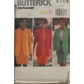 BUTTERICK 6161 LOOSE FITTING JACKET-SKIRT-TOP SIZE 12-14-16 COMPLETE