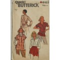 BUTTERICK 6187 SET OF TOPS SIZE 12 COMPLETE-UNCUT-F/FOLDED