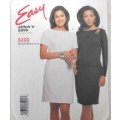 McCALLS 8499 FITTED DRESS SIZE 8-10-12-14 COMPLETE-UNCUT-F/FOLDED