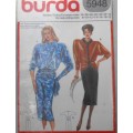 BURDA 5948 - TWO PIECE DRESS- SKIRT & TOP SIZE 8-20 COMPLETE
