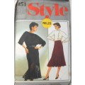 STYLE 4454 SET OF SKIRTS SIZE 8-10-12 COMPLETE-UNCUT-F/FOLDED
