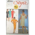 STYLE 4680 LOOSE FITTING STRAIGHT DRESS SIZE 14-16-18 COMPLETE-PART CUT