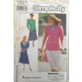 SIMPLICITY 9509 TWO PIECE DRESS SIZE 6-14  COMPLETE-UNCUT-F/FOLDED