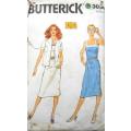 BUTTERICK 3038  DRESS WITH SIDE BUTTON FEATURE & JACKET SIZE 14  COMPLETE
