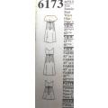 NEW LOOK 6173 HIGH BODICE FRONT BUTTON DRESS-TIEBACK SIZES 6-16 COMPLETE-COVER CUT-ZIPLOC BAG