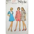 VINTAGE STYLE 4077 HIGH BODICE DRESS SIZE 13 mp BUST 35 SEE LISTING