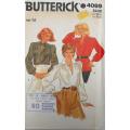 BUTTERICK 4089  VERY LOOSE FITTING BLOUSE SIZE 10 COMPLETE-UNCUT-F/FOLDED