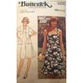 BUTTERICK 4225 SEMI FITTED UNLINED JACKET & STRAP DRESS SIZE 12 BUST 87 CM COMPLETE