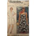 BUTTERICK 4225 SEMI FITTED UNLINED JACKET & STRAP DRESS SIZE 16 BUST 97 CM COMPLETE