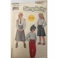 SIMPLICITY 8258 GIRLS SKIRT-PANTS-CULOTTE SIZE 7-8-10 YEARS SEE LISTING