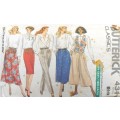 BUTTERICK 4317 SKIRT-CULOTTES-PANTS SIZE 6-8-10 COMPLETE