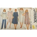 BUTTERICK 4874 MATERNITY DRESS-TUNIC-DETACHABLE COLLARS-PANTS SIZE 12 COMPLETE