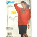 SIMPLICITY 8916 KNIT SKIRT & LOOSE FITTING TOP SIZE 14-20  COMPLETE-UNCUT-F/FOLDED
