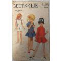 VINTAGE BUTTERICK 5140 GIRLS ONEPIECE DRESS SIZE 2 YEARS BREAST 21 COMPLETE-UNCUT-F/FOLDED