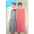 BUTTERICK 5312 SEMI FITTED PINAFORE - SIZE 6-8-10 COMPLETE-CUT TO 10