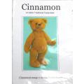CINNAMON - 20 CM TRADITIONAL TEDDY BEAR BY EUNICE BEATON - PATTERN ONLY