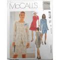 McCALLS 8179 TWO PIECE DRESS SIZE 10-12-14 COMPLETE-UNCUT-F/FOLDED