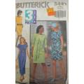 BUTTERICK 5441 CLOSE FITTING TAPERED DRESS SIZE 6-8-10-12 COMPLETE-CUT TO SIZE 12