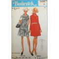 VINTAGE BUTTERICK 5456 ONE PIECE DRESS SIZE 18 1/2 BUST 39 COMPLETE