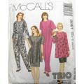 McCALLS 5681 JUMPSUIT-TOP-SKIRT SIZE 10-12-14 COMPLETE- CUT TO SIZE 14