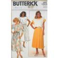 BUTTERICK 3875 LOOSE FITTING DRESS SIZE 8-10-12 COMPLETE - SUPPLIED IN AN ENVELOPE