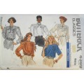 BUTTERICK 4389 SET OF BLOUSES SIZE 6-8-10 COMPLETE & MOSTLY UNCUT