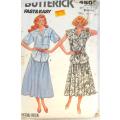 BUTTERICK 4805 TOP & SKIRT SIZEP-S-M (6-14) COMPLETE