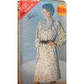 BUTTERICK 5131 LOOSE FITTING DRESS SIZE 12-14-16 COMPLETE-ZIPLOC