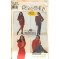 SIMPLICITY 8248 PULL ON PANTS-SKIRT-LOOSE FITTING TOP-CARDIGAN SIZE 10-16 COMPLETE-UNCUT-F/FOLDED