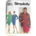 SIMPLICITY 8597 DRESS & UNLINED JACKET SIZE 12-18 SEE LISTING