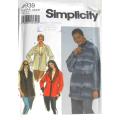 SIMPLICITY 9939 WINTER JACKET OR GILET SIZE XS-S-M (6-16)- COMPLETE-CUT TO MEDIUM