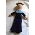 SA VAAL SOUVENIR DOLL IN V/FOOD CONDITION  WITH AGE RELATED MARKS