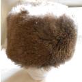 STUNNING FAWN COLOUR FAUX FUR COSSACK HAT WITH QUILT LINING