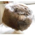 STUNNING FAWN COLOUR FAUX FUR COSSACK HAT WITH QUILT LINING
