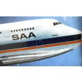 STUNNING A1 SIZE SAA-SAL POSTER OF BOEING DURBAN 747 SP  STILL IN PLASTIC WRAPPING 83.5 SM X 59.5 CM