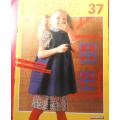 MAKE IT EASY PATTERN NUMBER  37 -CLOTHES FOR SCHOOL KID-BLAZER-SKIRT-SHORTS+ PINAFORE COMPLETE-UNCUT