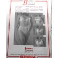 BERNINA BRIEF ESSENTIAL 8001 BRAS FROM SIZE 32 A - 40 D - COMPLETE & UNCUT