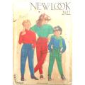 NEW LOOK PATTERNS 2022  KIDS PANTS SIZE 4- 8 YEARS COMPLETE-ZIPLOC-CUT TO SIZE 6 YEARS