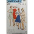 NEW LOOK -MAUDELLA PATTERNS 5941  DRESS WITH DARTED BODICE SIZE 12-18 COMPLETE-CUT TO SIZE 16
