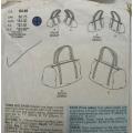 BUTTERICK 4105 THREE DIFFERENT SIZE HOLDALL BAGS ONE SIZE COMPLETE
