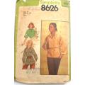 SIMPLICITY 8626 PULLOVER TUNIC OR TOP SIZE 12 BUST 87 CM SEE LISTING