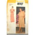SIMPLICITY 8917 PULLOVER DRESS IN 2 LENGTHS & TIE BELT SIZE 10 BUST 83 CM COMPLETE